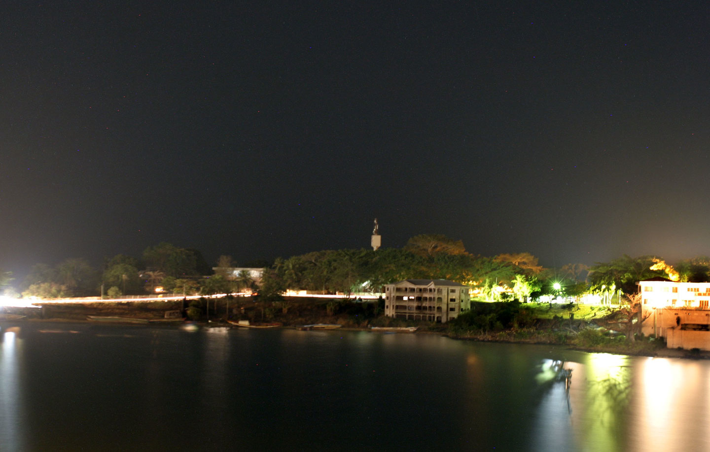 sierra leone harbor night - BigMikeSndTech harbor night - CC BY 2.0